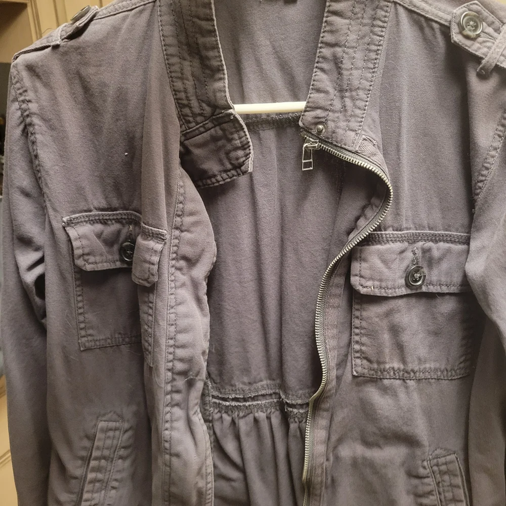 Women's Light Gray Jacket Maurices - Picture 3 of 4